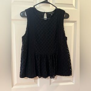 Banana Republic Black Sleeveless Blouse (S)